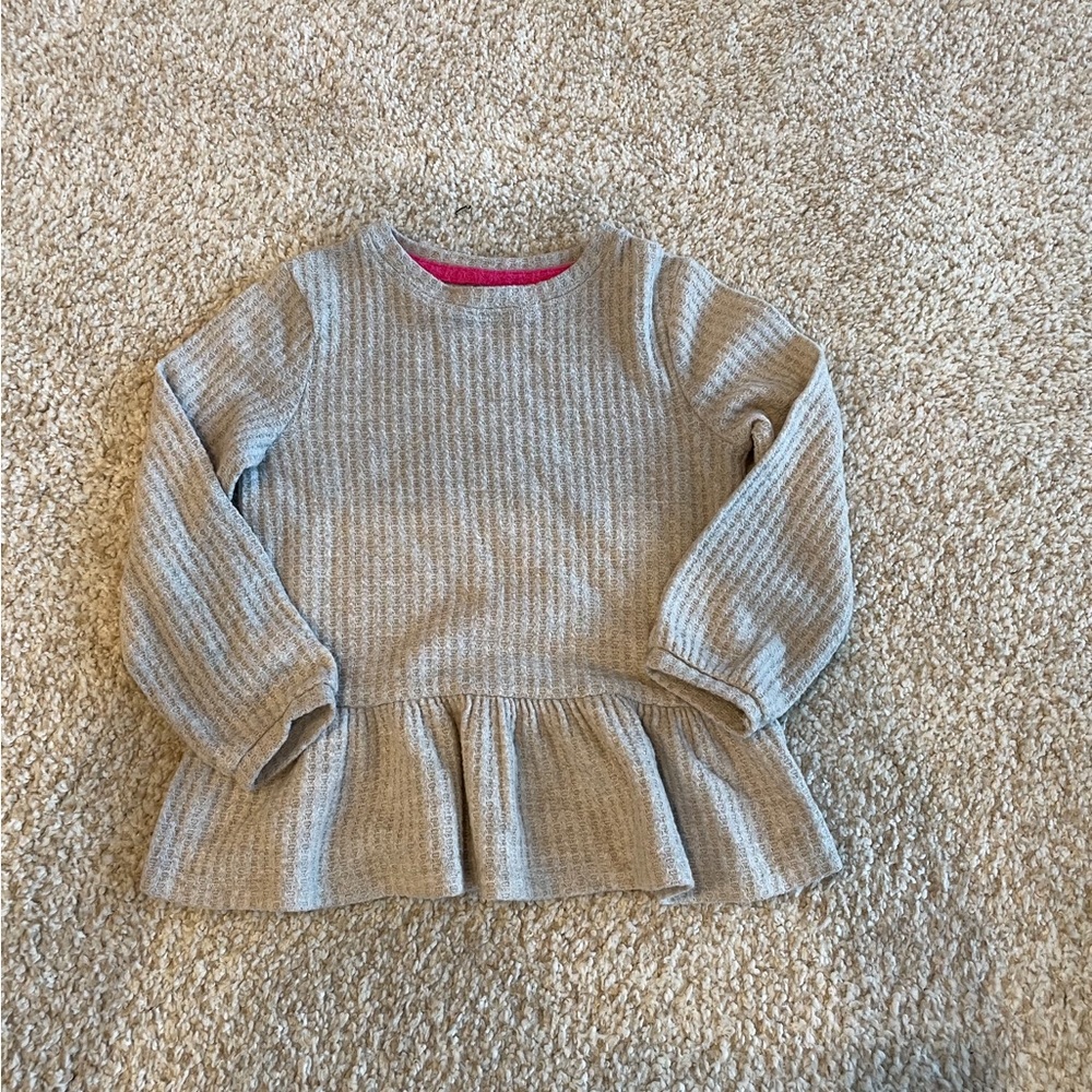 Cat & Jack toddler biege/grey long sleeve